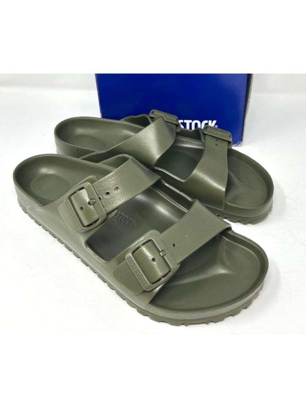 Birkenstock Arizona EVA Khaki Sandals Women EU 42 Waterproof Slip On Lightweight